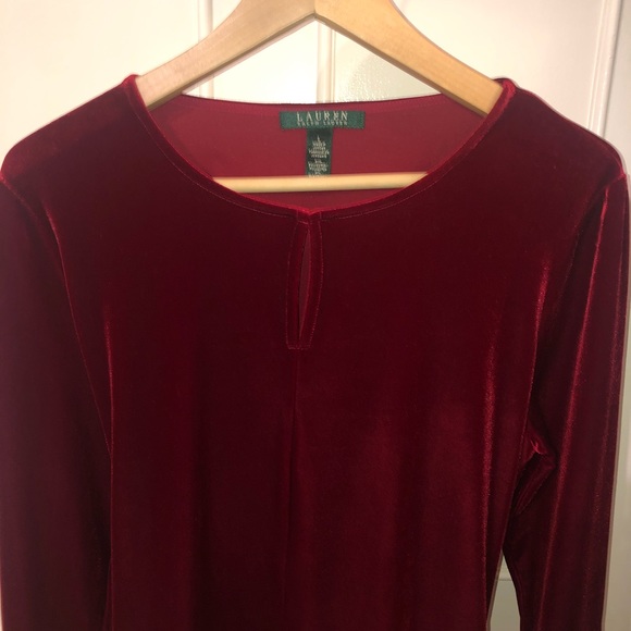 COPY - NWOT Gorgeous red velvet Ralph Lauren shir… - Picture 10 of 11